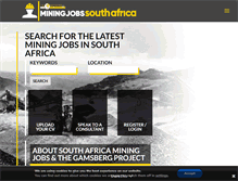 Tablet Screenshot of mining-jobs-south-africa.co.za